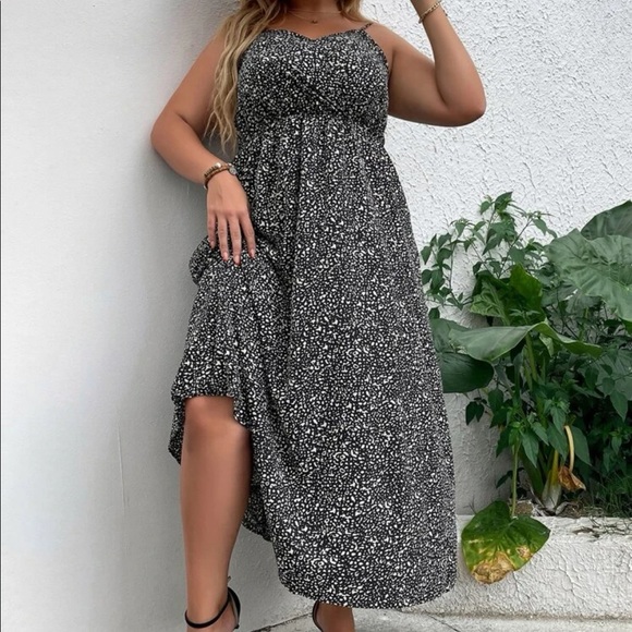 Plus size boho cami maxi dress - Picture 5 of 5